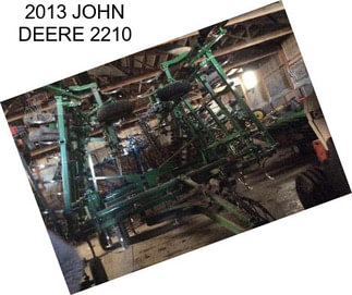 2013 JOHN DEERE 2210