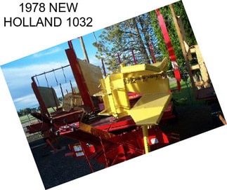 1978 NEW HOLLAND 1032