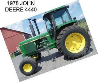 1978 JOHN DEERE 4440