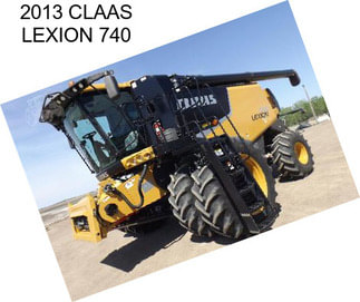 2013 CLAAS LEXION 740