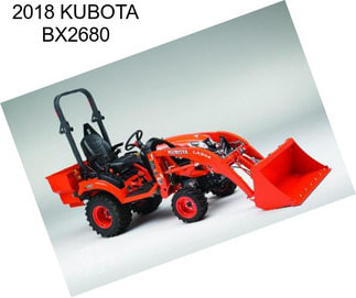 2018 KUBOTA BX2680