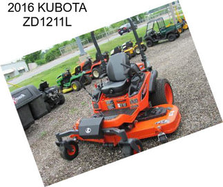 2016 KUBOTA ZD1211L