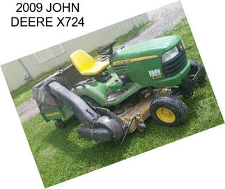 2009 JOHN DEERE X724