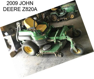 2009 JOHN DEERE Z820A