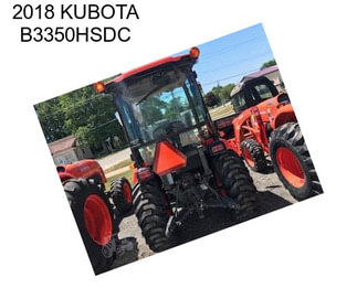 2018 KUBOTA B3350HSDC