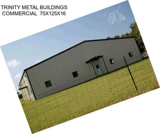 TRINITY METAL BUILDINGS COMMERCIAL  75X125X16