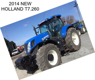 2014 NEW HOLLAND T7.260