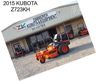 2015 KUBOTA Z723KH