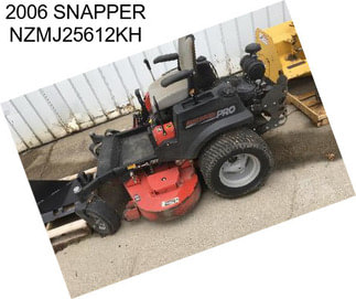 2006 SNAPPER NZMJ25612KH