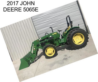 2017 JOHN DEERE 5065E