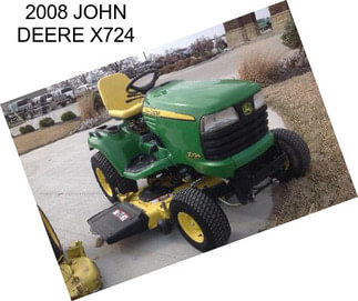 2008 JOHN DEERE X724