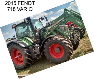 2015 FENDT 718 VARIO