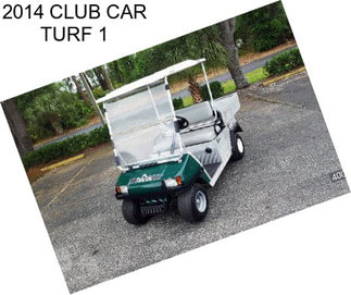 2014 CLUB CAR TURF 1