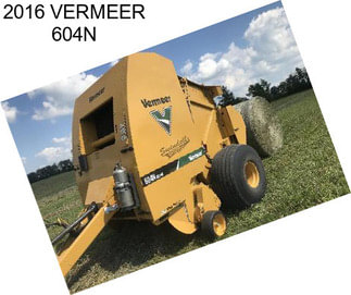 2016 VERMEER 604N