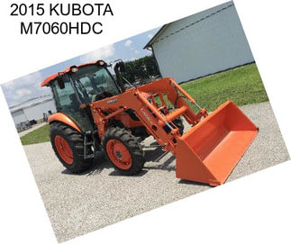 2015 KUBOTA M7060HDC