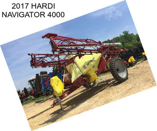 2017 HARDI NAVIGATOR 4000