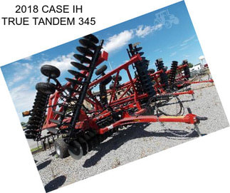 2018 CASE IH TRUE TANDEM 345