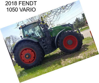 2018 FENDT 1050 VARIO