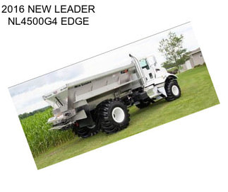 2016 NEW LEADER NL4500G4 EDGE