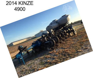 2014 KINZE 4900