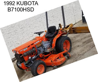 1992 KUBOTA B7100HSD