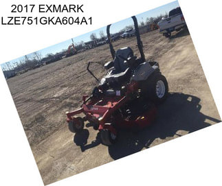 2017 EXMARK LZE751GKA604A1