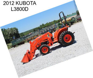 2012 KUBOTA L3800D