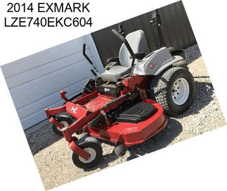 2014 EXMARK LZE740EKC604