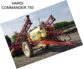 HARDI COMMANDER 750