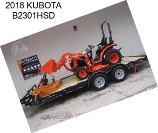 2018 KUBOTA B2301HSD