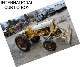 INTERNATIONAL CUB LO-BOY