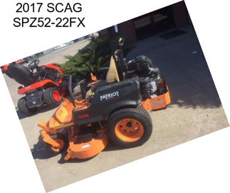 2017 SCAG SPZ52-22FX