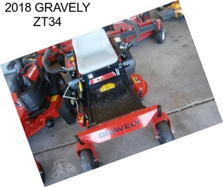 2018 GRAVELY ZT34