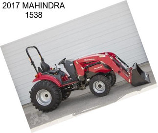 2017 MAHINDRA 1538