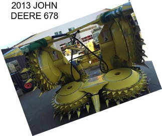 2013 JOHN DEERE 678