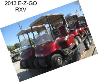 2013 E-Z-GO RXV