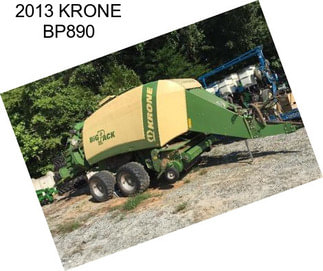 2013 KRONE BP890