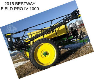 2015 BESTWAY FIELD PRO IV 1000