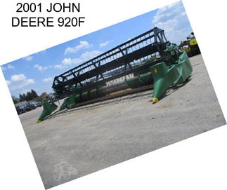 2001 JOHN DEERE 920F