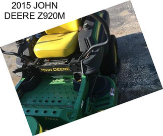 2015 JOHN DEERE Z920M