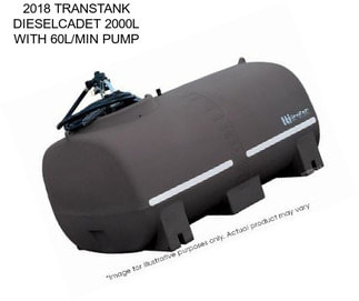 2018 TRANSTANK DIESELCADET 2000L WITH 60L/MIN PUMP