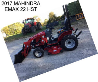 2017 MAHINDRA EMAX 22 HST