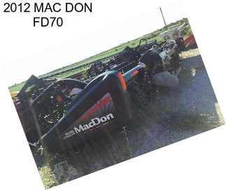 2012 MAC DON FD70