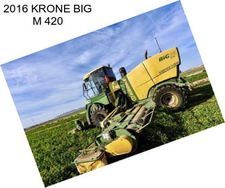 2016 KRONE BIG M 420