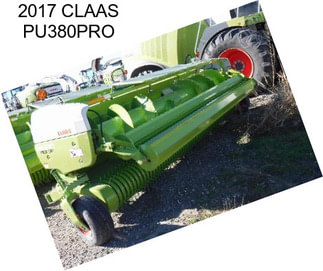 2017 CLAAS PU380PRO