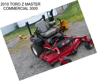 2010 TORO Z MASTER COMMERCIAL 3000
