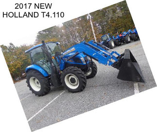 2017 NEW HOLLAND T4.110