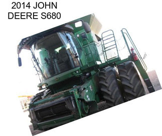 2014 JOHN DEERE S680