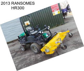 2013 RANSOMES HR300