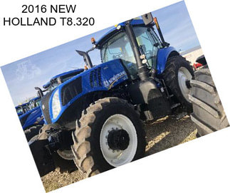 2016 NEW HOLLAND T8.320